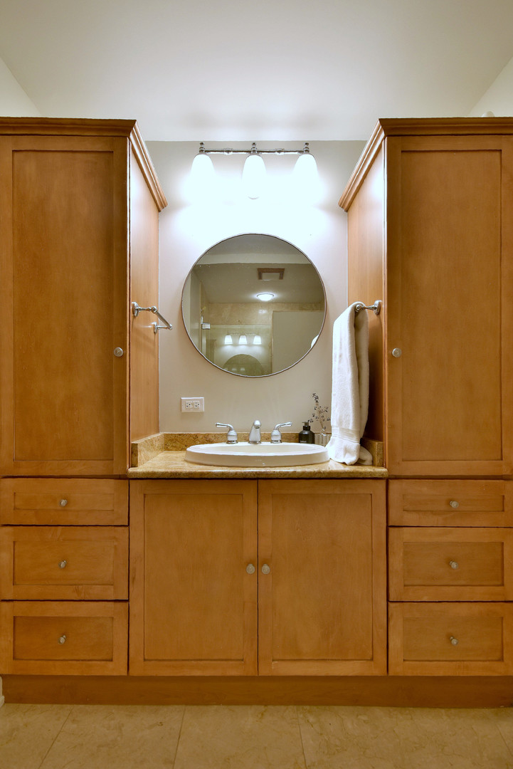 171 North Buckley Road Chicago, IL 60639 - Photo 41 of 42 a bathroom with a sink and mirror