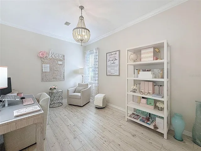 a very nice looking room with a large window