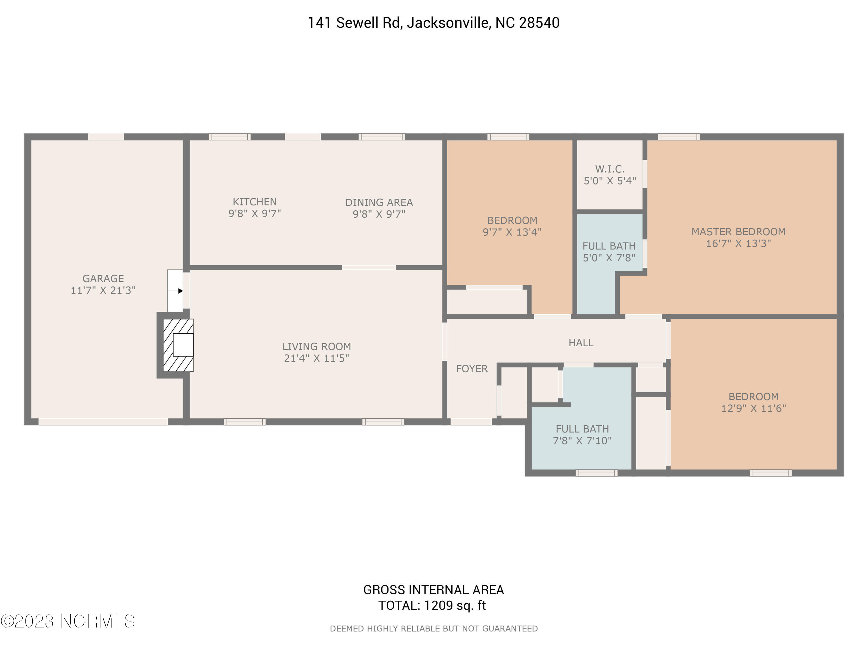 141 Sewell Road Jacksonville, NC 28540 - Photo 22 of 22 FLOOR-PLAN