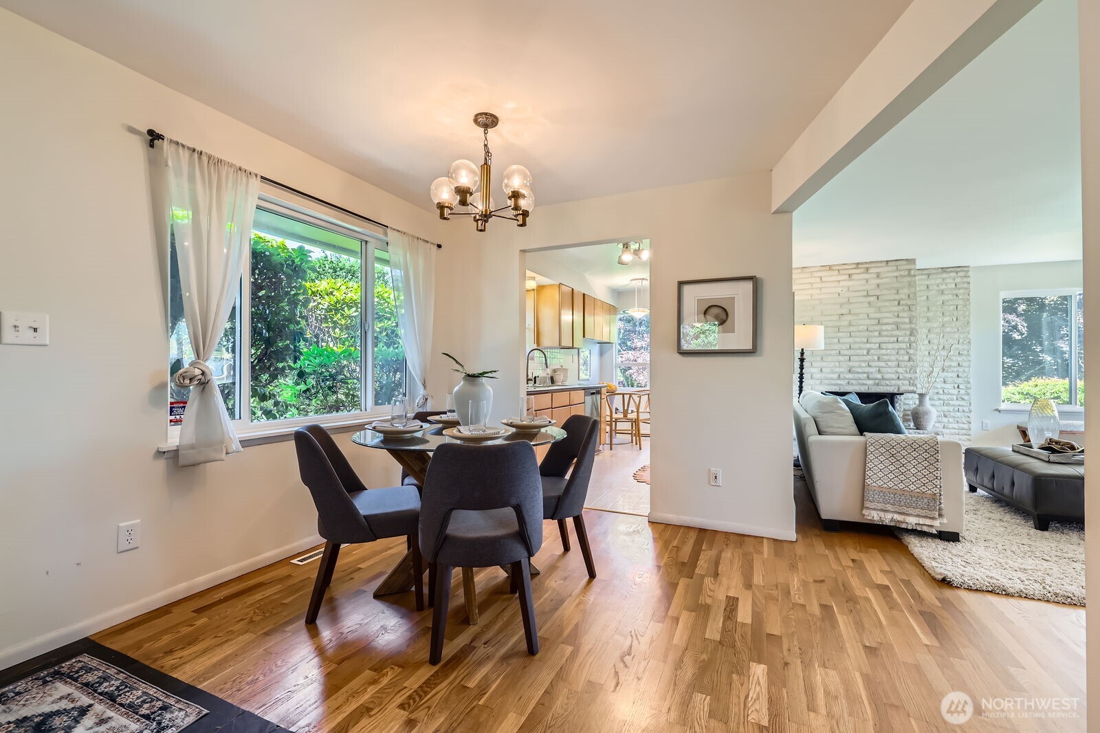 7924 South 112th Street Seattle, WA 98178 - Photo 5 of 40 a view of a dining room with furniture window and outside view