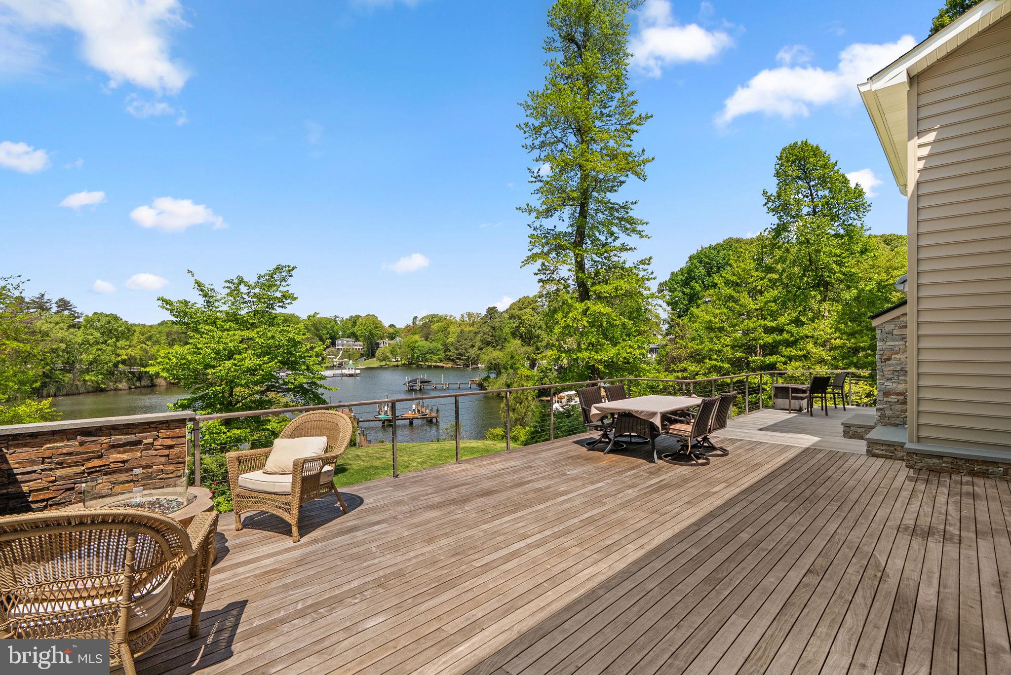 798 Creek View Road Severna Park, MD 21146 - Photo 58 of 72 a view of a backyard with sitting area
