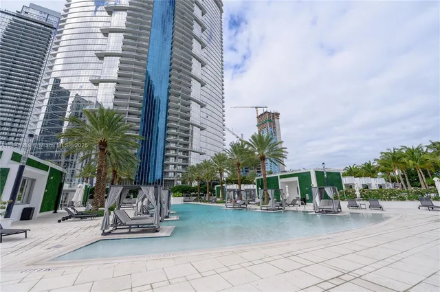 a front view of a building