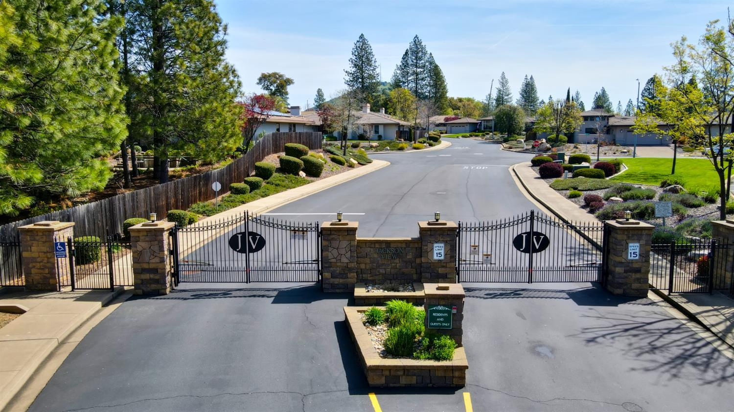 159 Emerald Lane Jackson, CA 95642 - Photo 1 of 64 Wrought iron entry gates with stone pillars take you into the 55 plus community
