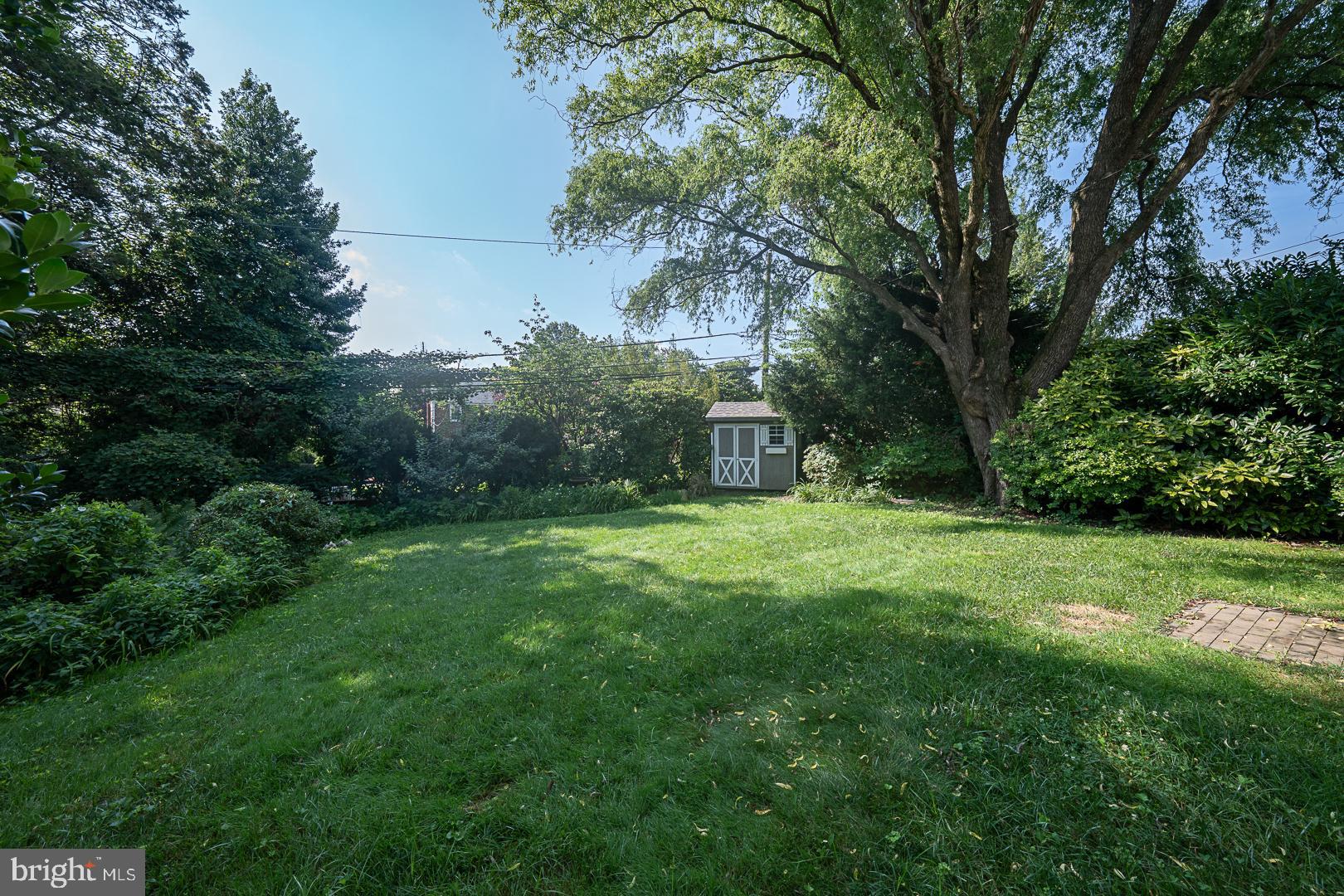33 Rittenhouse Road Broomall, PA 19008 - Photo 41 of 47 a view of a backyard with large trees