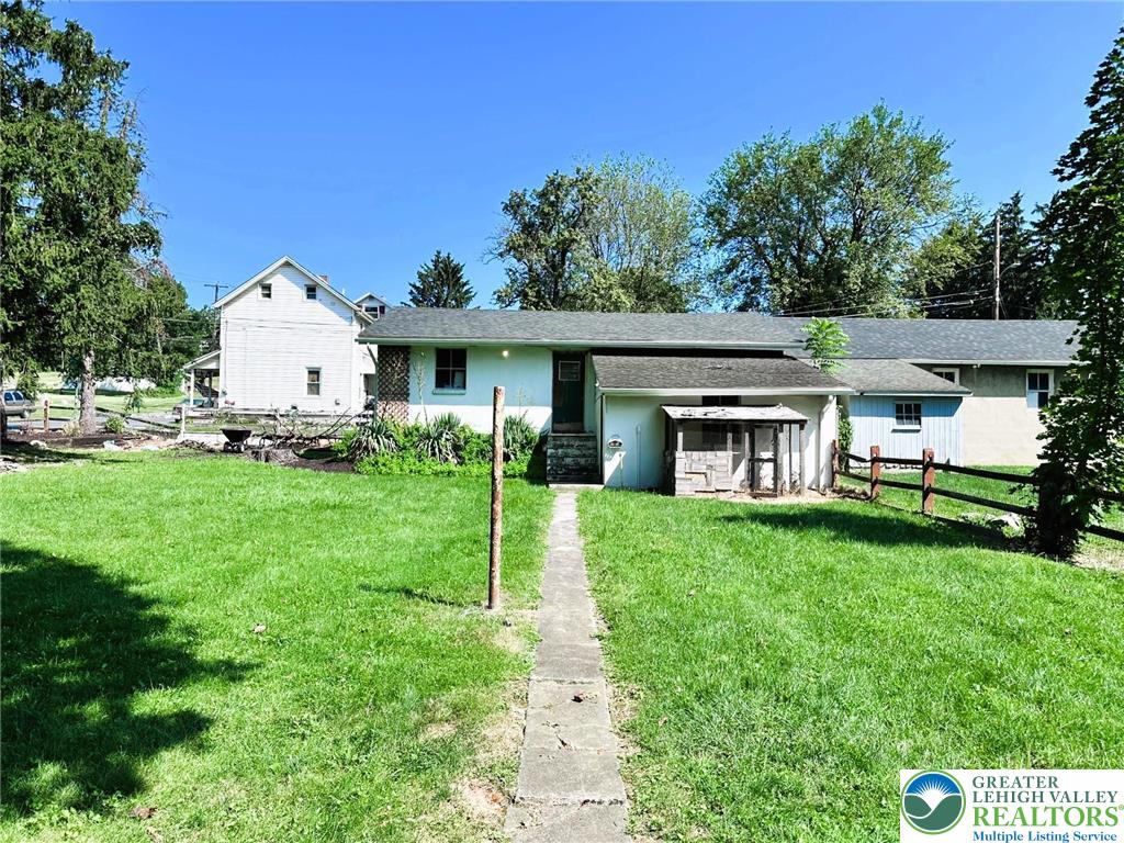 505 Penn Street Bath, PA 18014 - Photo 22 of 23 a front view of a house with garden