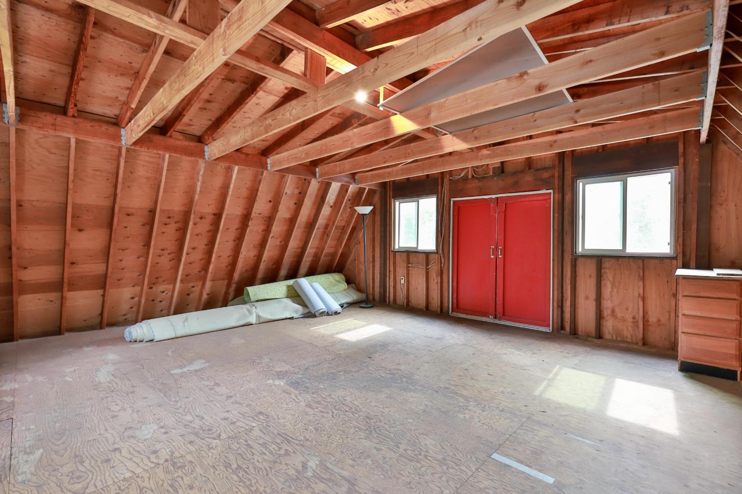 4773 Jacarah Road Placerville, CA 95667 - Photo 80 of 94 Upstairs room of barn has more storage