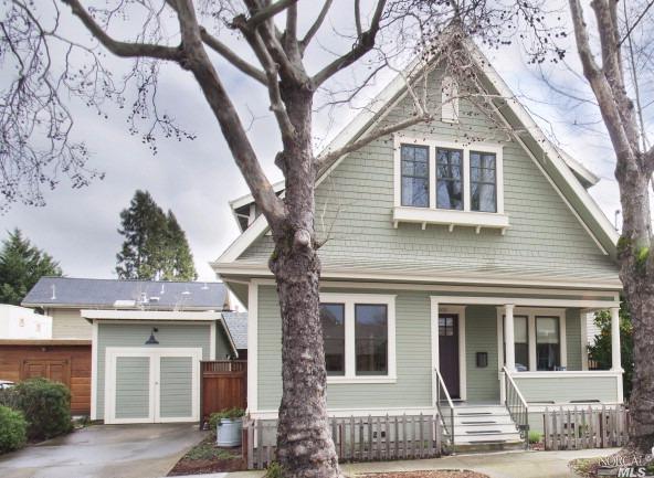 509 C Street Petaluma, CA 94952 - Photo 1 of 1 a front view of a house with a tree