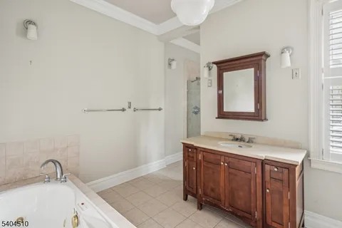 a bathroom with a sink and a bathtub
