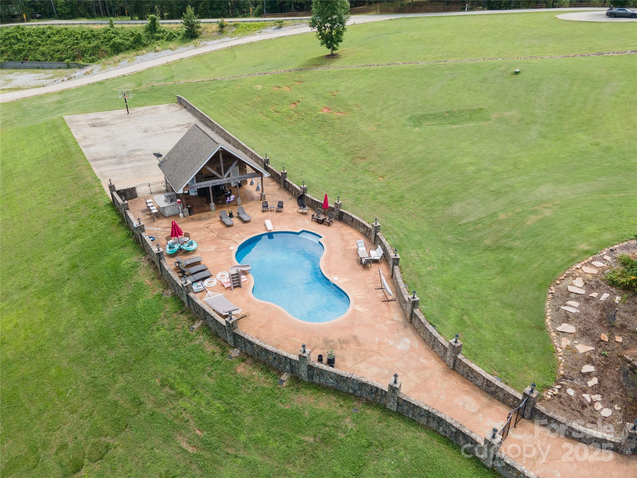 2650 Rainbow Lake Road Inman, SC 29349 - Photo 14 of 48 an aerial view of a house with a yard