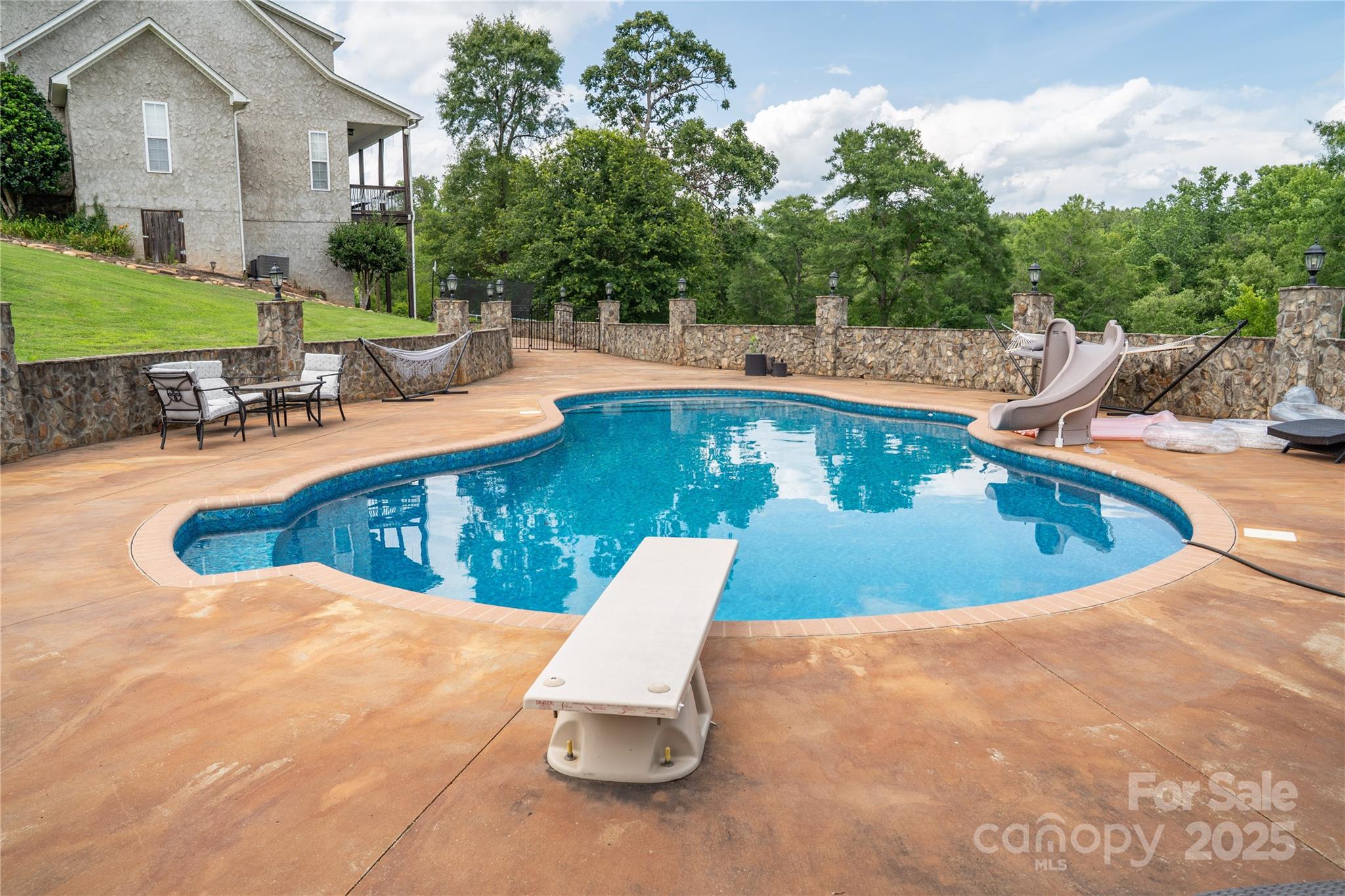 2650 Rainbow Lake Road Inman, SC 29349 - Photo 15 of 48 a view of a swimming pool with a patio