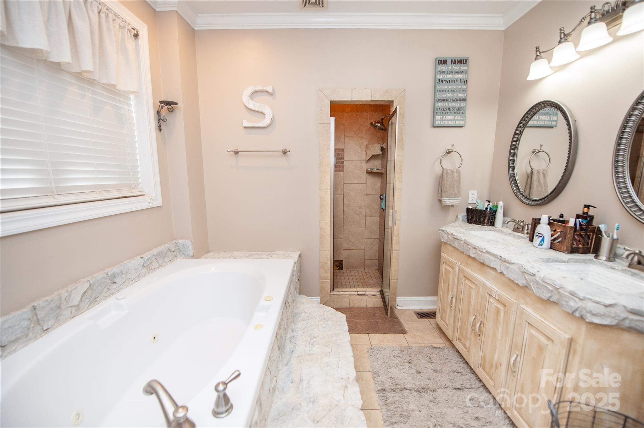 2650 Rainbow Lake Road Inman, SC 29349 - Photo 29 of 48 a bathroom with a tub sink and mirror