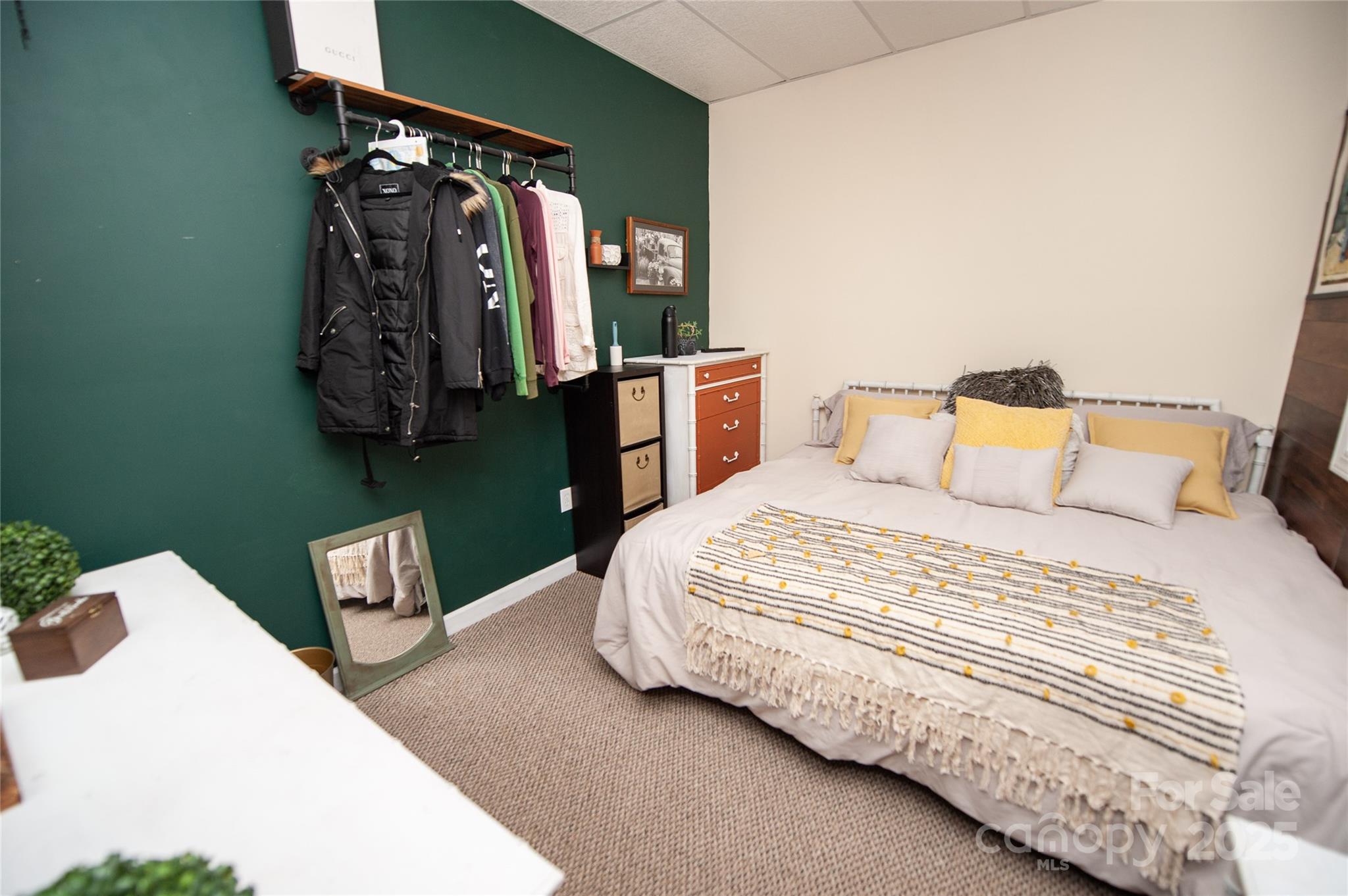 2650 Rainbow Lake Road Inman, SC 29349 - Photo 36 of 48 a bedroom with a bed and a walk in closet