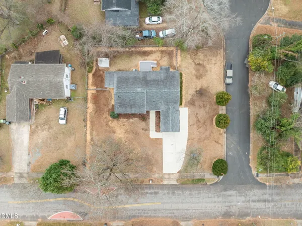an aerial view of a city with lots of residential buildings