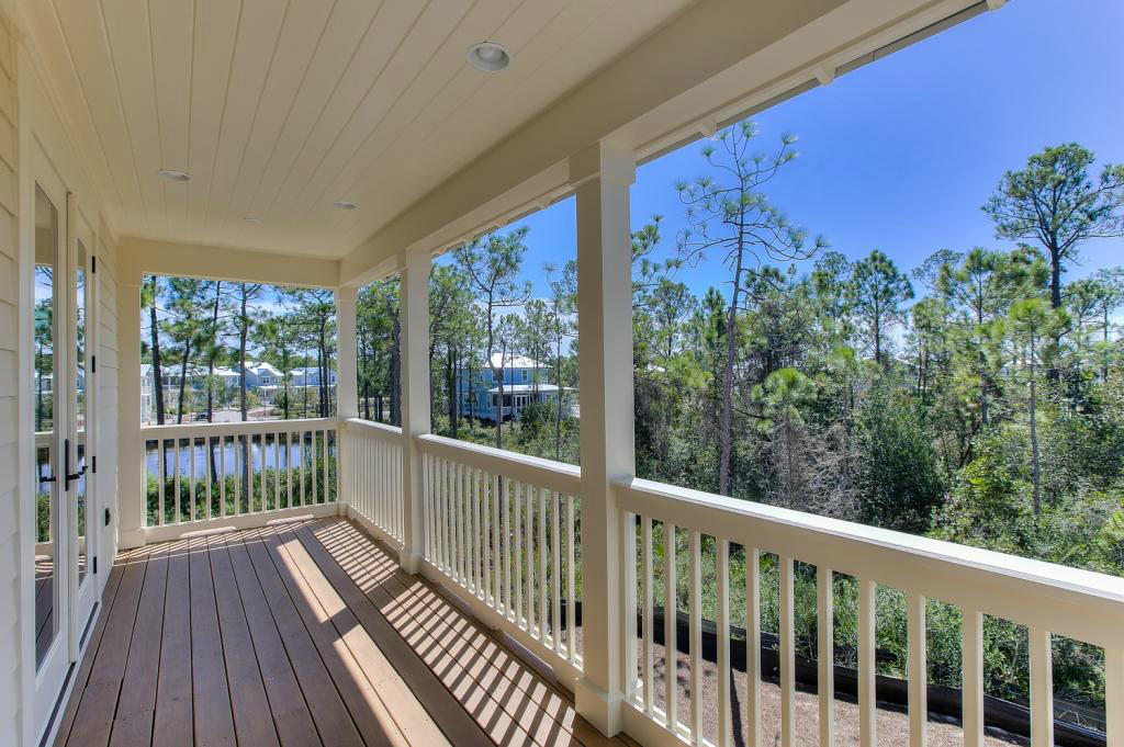 43 Flatwoods Forest Loop Santa Rosa Beach, FL 32459 - Photo 15 of 25 a view of a balcony with wooden floor
