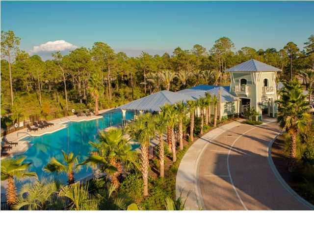 43 Flatwoods Forest Loop Santa Rosa Beach, FL 32459 - Photo 22 of 25 a view of a swimming pool with a garden
