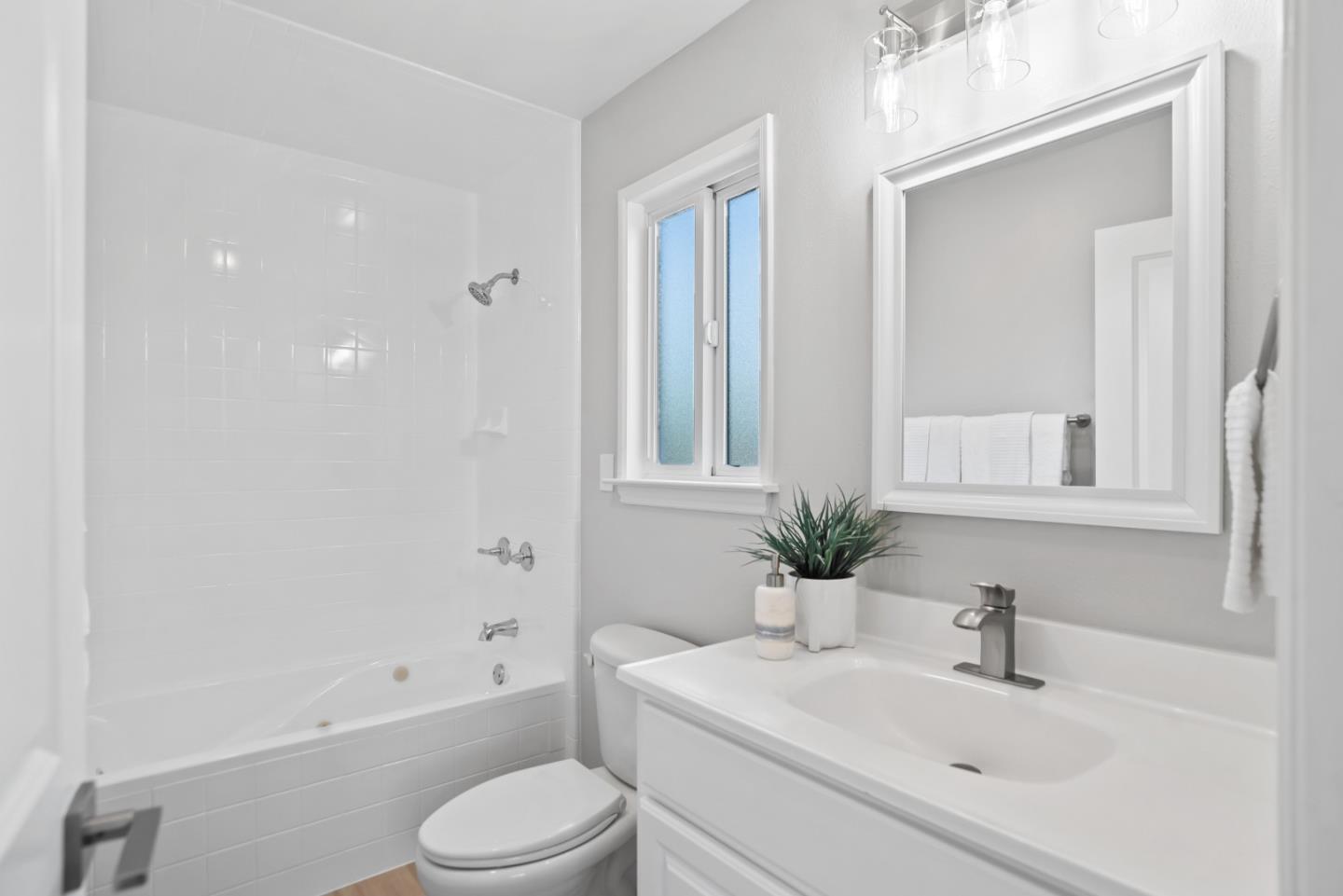 967 Chelan Drive Sunnyvale, CA 94087 - Photo 29 of 38 a bathroom with a sink toilet and shower