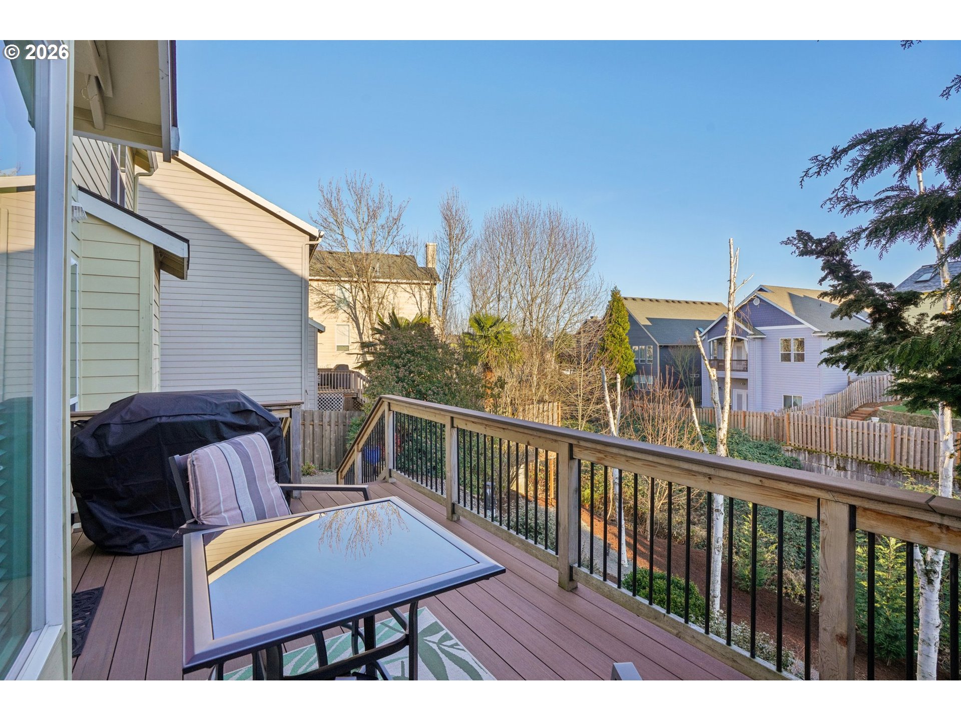2404 Southeast Jasmine Way Gresham, OR 97080 - Photo 33 of 48 a view of balcony with furniture