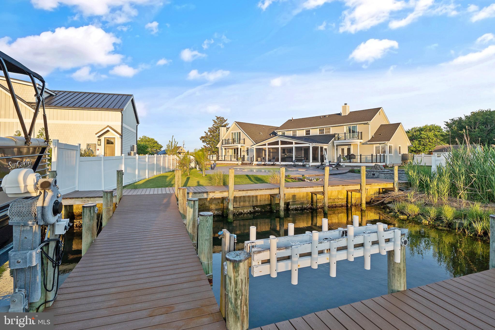 13023 North Shore Road Ocean City, MD 21842 - Photo 4 of 62 Private Dock with 8,000 lb Boat Lift