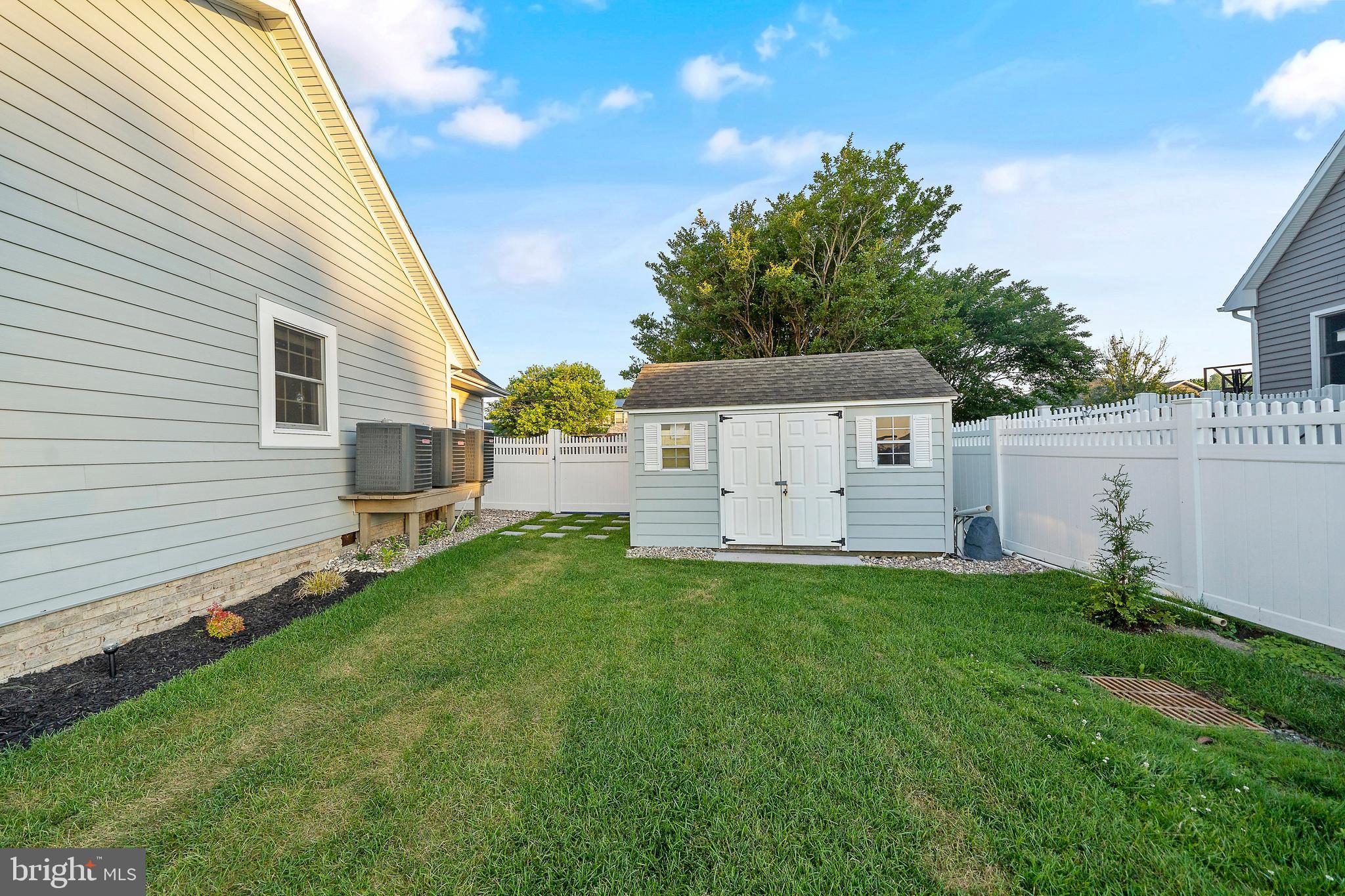 13023 North Shore Road Ocean City, MD 21842 - Photo 56 of 62 Fully Fenced Yard with Shed