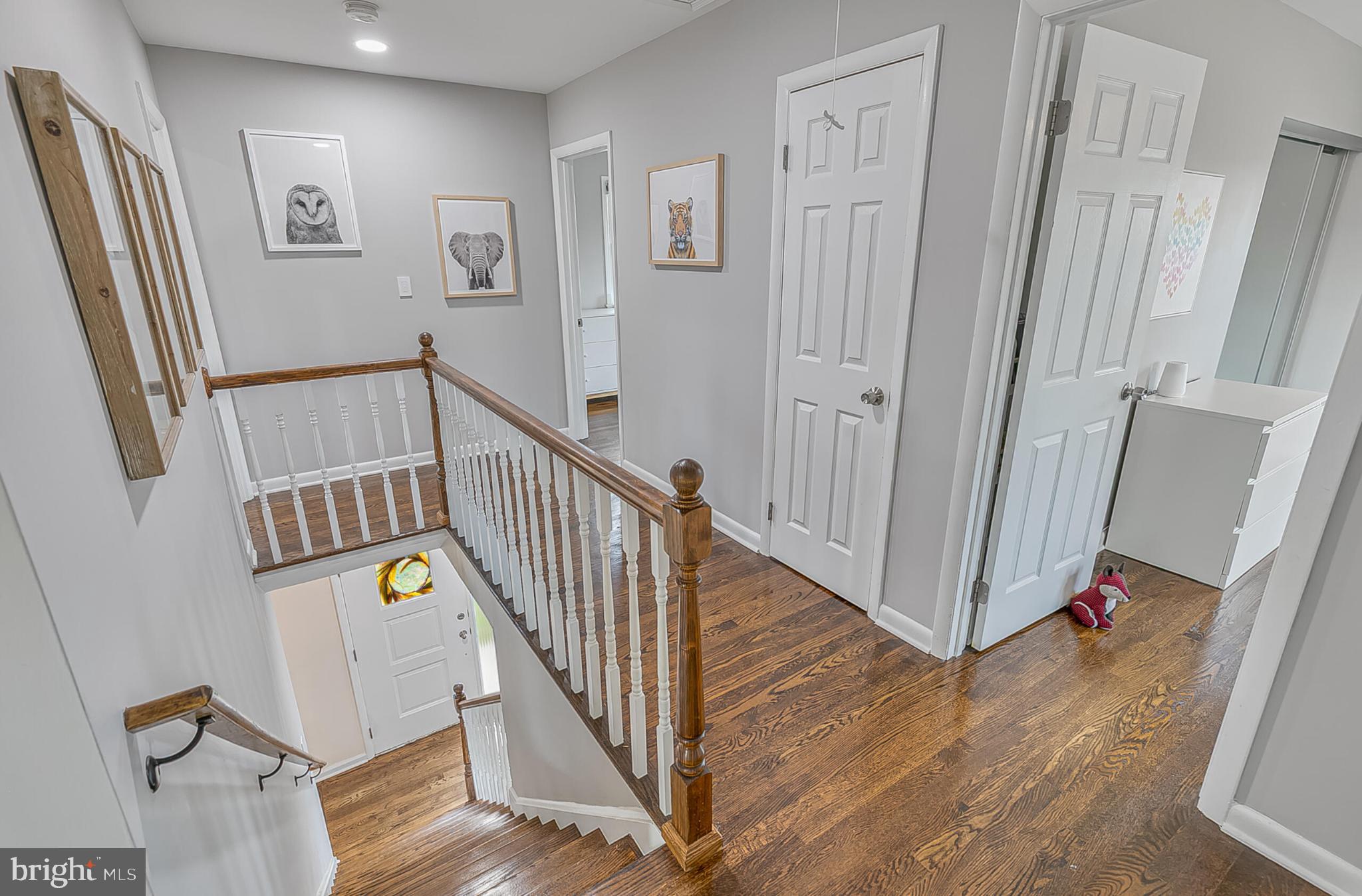 3419 Ramsgate Terrace Alexandria, VA 22309 - Photo 16 of 36 Bright and inviting hallway with wooden accents.