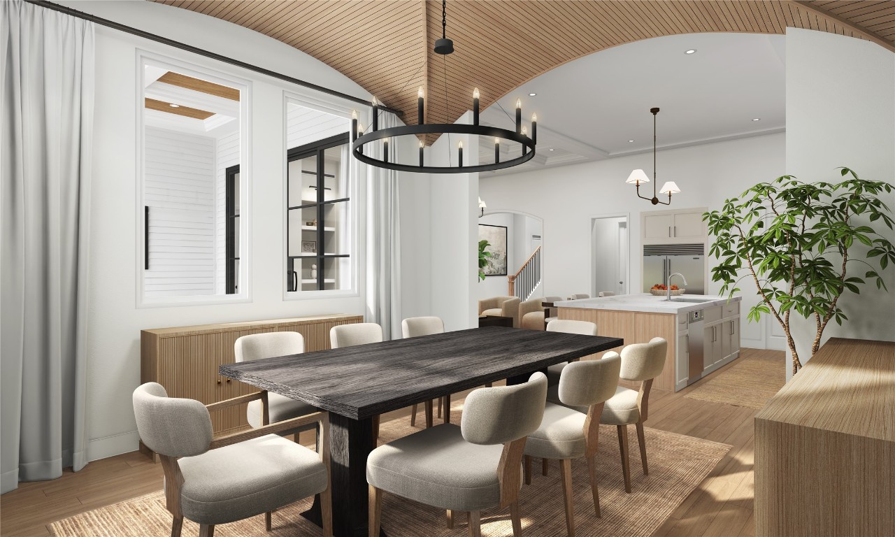 1016 East 27th Street Houston, TX 77009 - Photo 9 of 26 a view of a dining room with furniture window and wooden floor