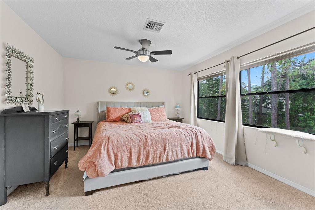 250 Woods Landing Trail Oldsmar, FL 34677 - Photo 14 of 45 a bedroom with a large bed and a large window