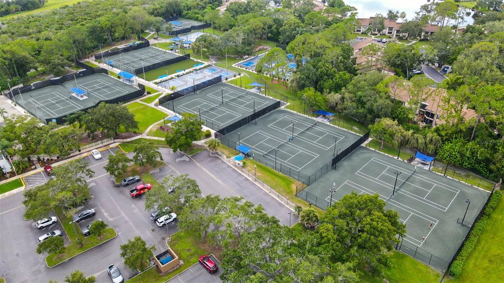 250 Woods Landing Trail Oldsmar, FL 34677 - Photo 31 of 45 an aerial view of a house with a garden