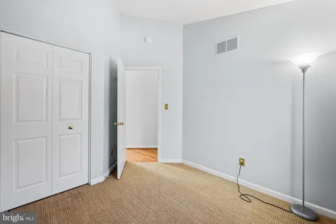 a view of a room with an empty space