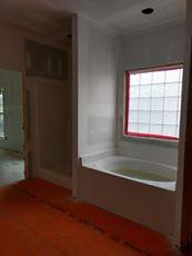 1337 Neil Road Chapel Hill, TN 37034 - Photo 2 of 4 Master bath garden tub and walk in shower, floors will be ceramic with double vanities and 6 by 14 walk in closet