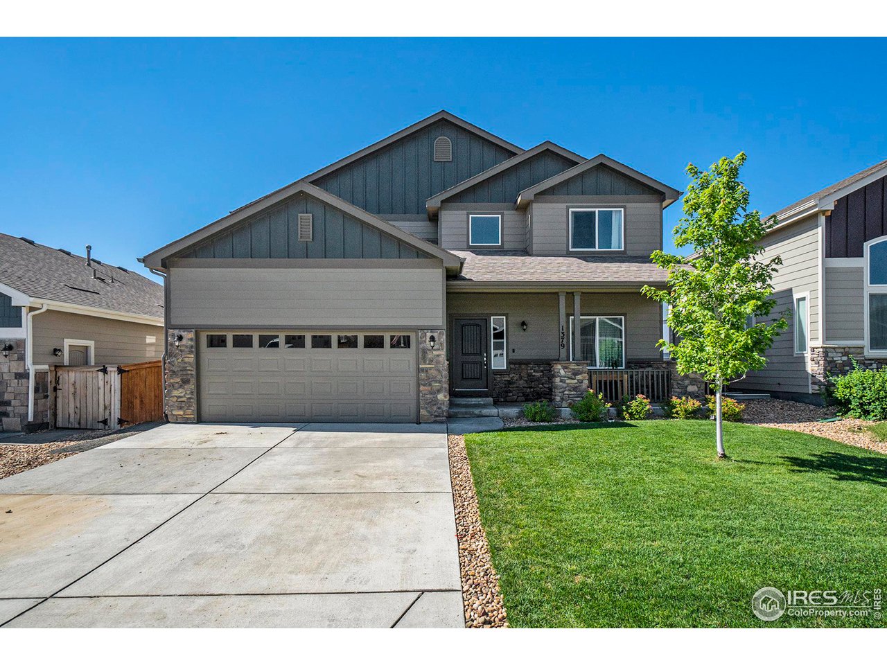 1379 Copeland Falls Road Severance, CO 80550 - Photo 2 of 28 Three car-tandem garage is 624 sqft
