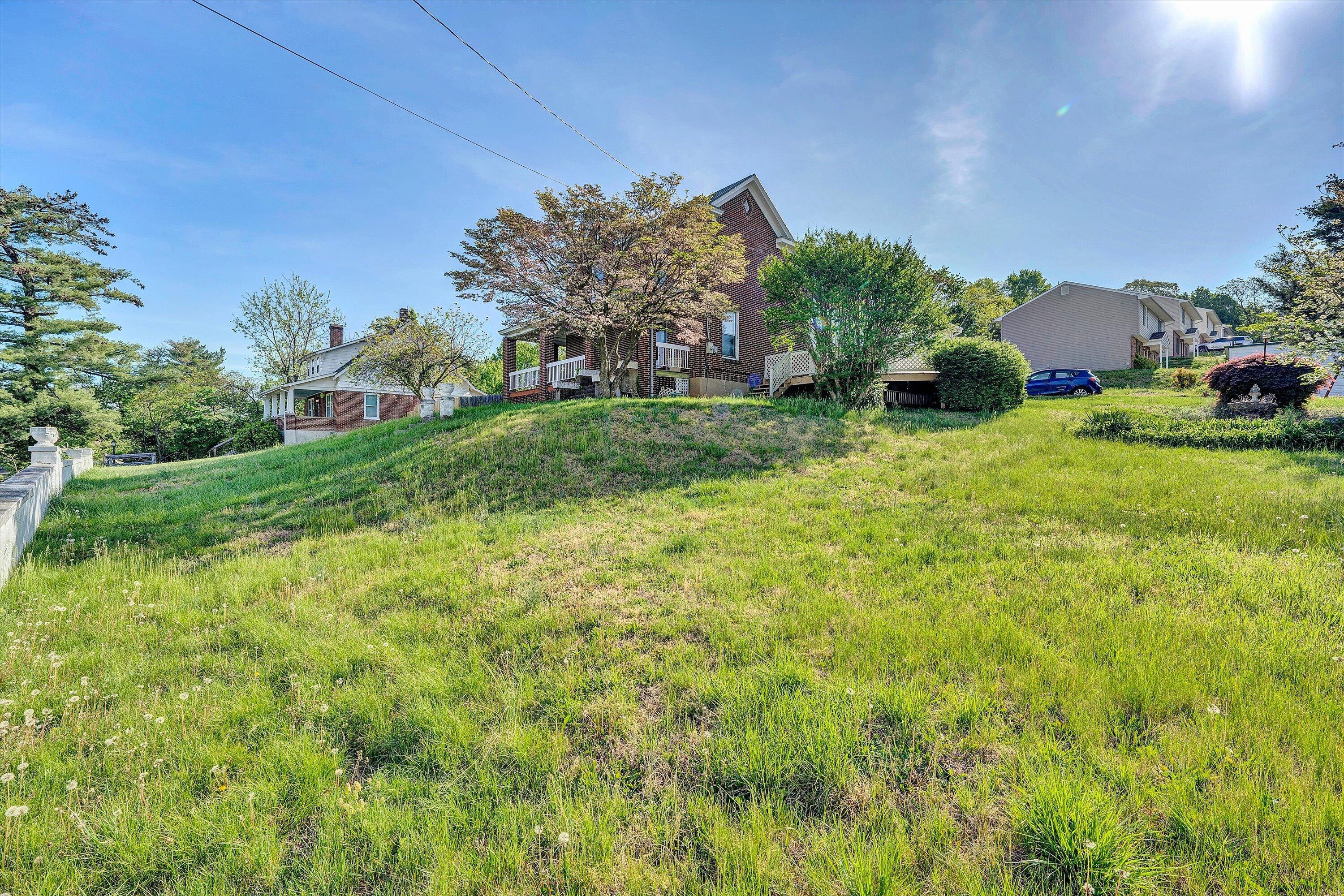 624 South Maple Street Vinton, VA 24179 - Photo 36 of 40 a view of a garden with a building in the background