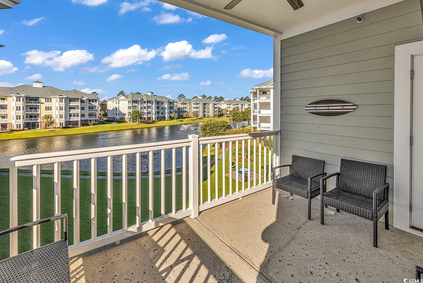 4829 Luster Leaf Circle, Unit 301 Myrtle Beach, SC 29577 - Photo 31 of 34 Balcony with a water view