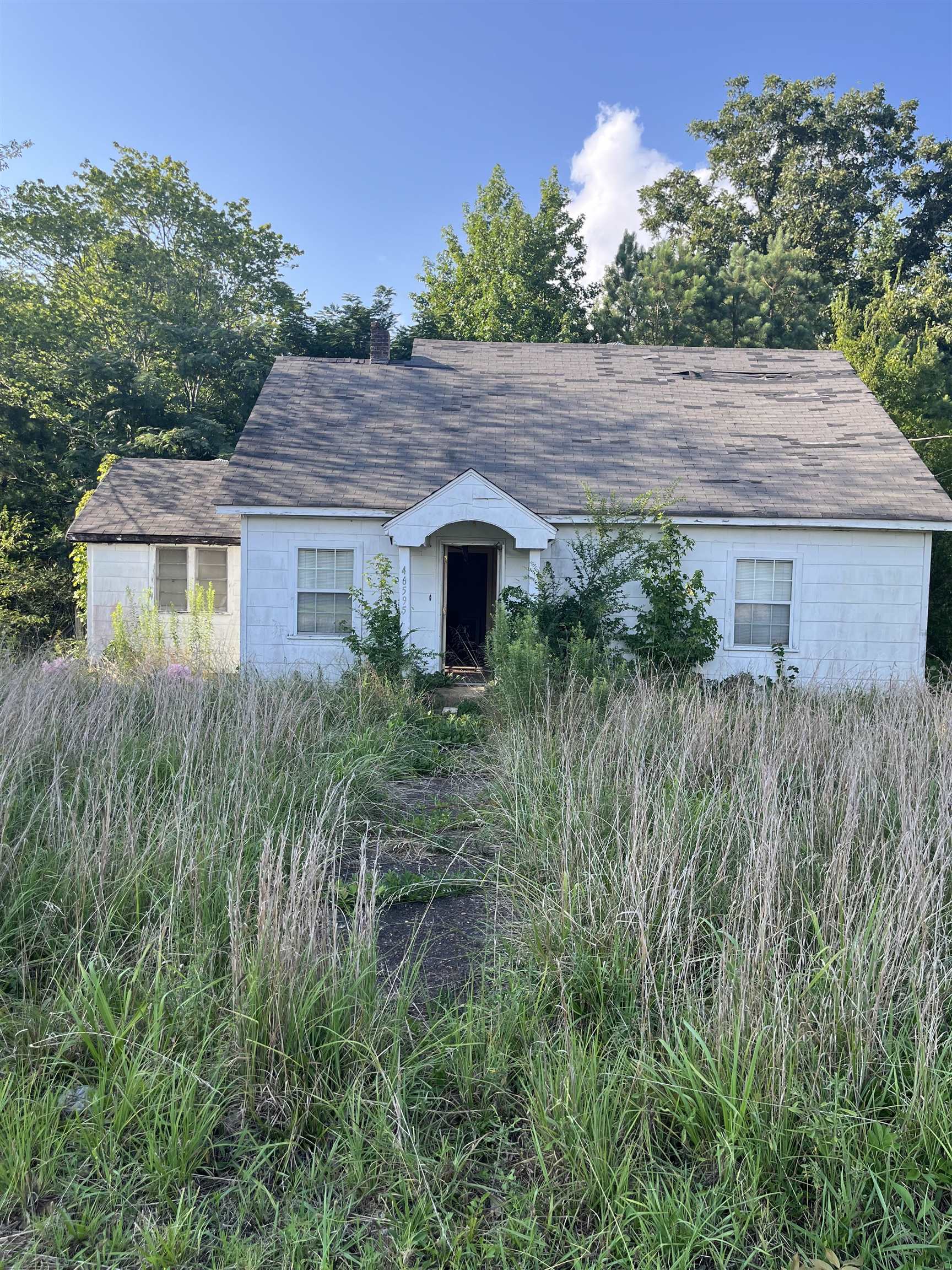 46595 Highway 69 Saltillo, TN 38370 - Photo 2 of 11 a aerial view of house with yard and trees in the background