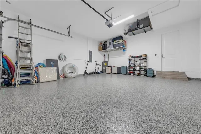 a view of car garage