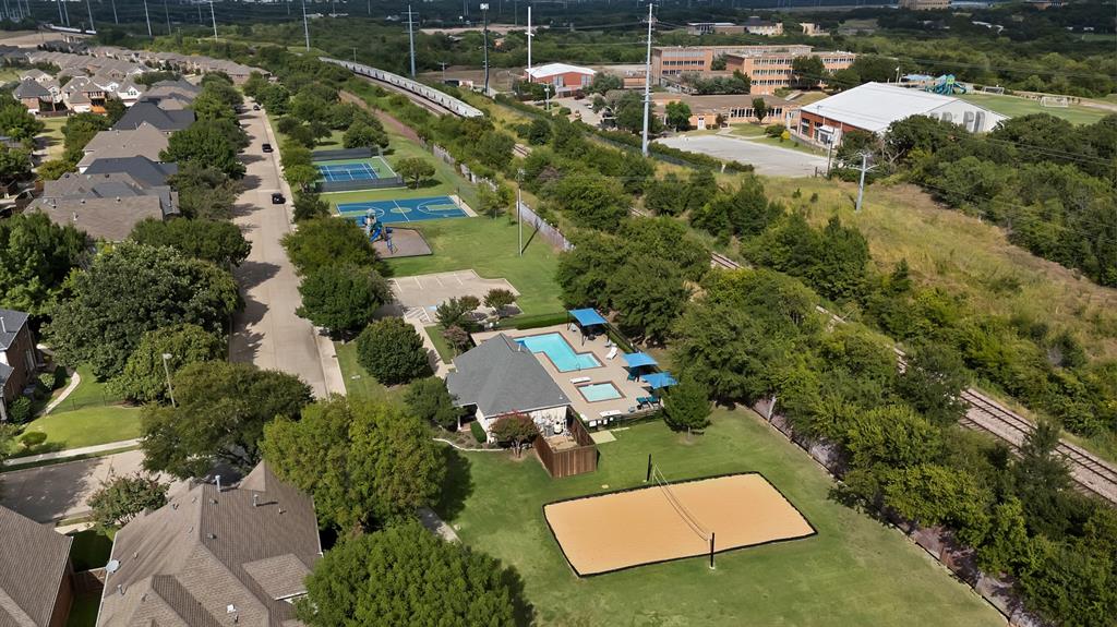 1014 Ricci Court Irving, TX 75062 - Photo 4 of 30 Aerial overview of property's location with a pool