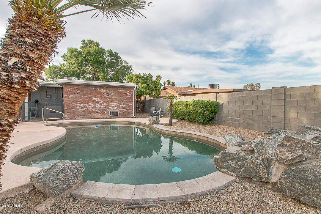 3311 East Bloomfield Road Phoenix, AZ 85032 - Photo 45 of 46 a view of a swimming pool with a yard