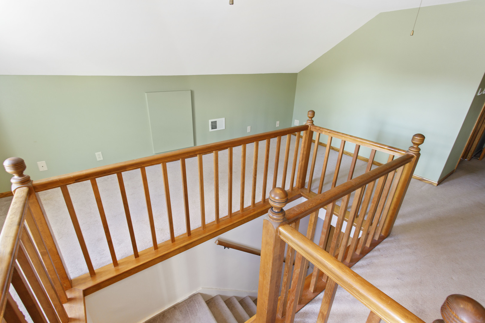 21517 Dunham Road Harvard, IL 60033 - Photo 11 of 36 a view of staircase with railing and white walls