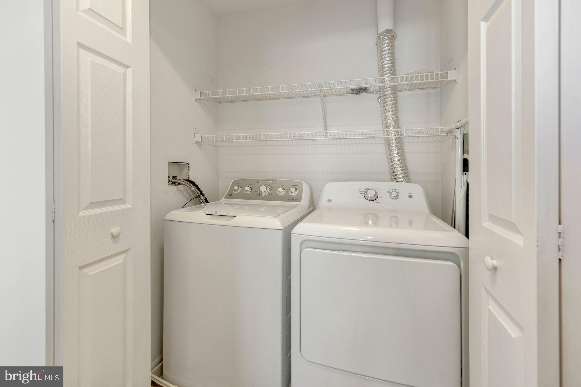 655 Main Street, Unit A Gaithersburg, MD 20878 - Photo 23 of 29 Upper-Level Washer Dryer