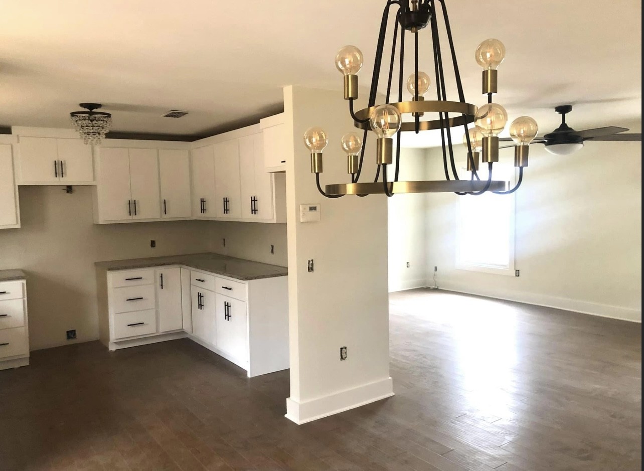 8913 Powells Chapel Road Murfreesboro, TN 37129 - Photo 3 of 15 a kitchen with sink and cabinets