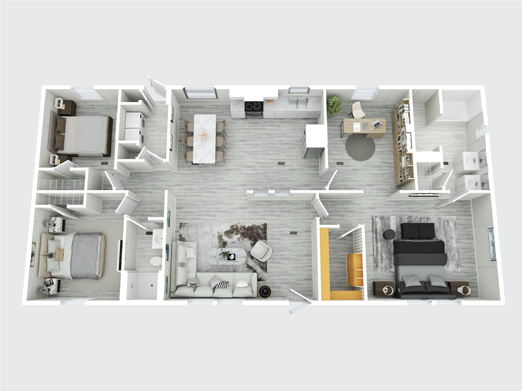 View of room layout