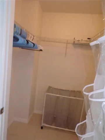 a view of walk in closet