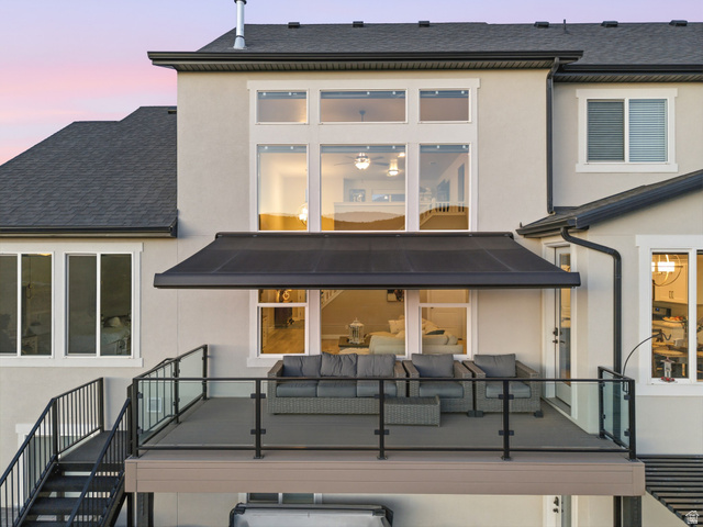102 Elk Ridge Drive Elk Ridge, UT 84651 - Photo 56 of 61 Summer nights on this balcony!