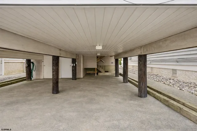 a balcony with street view