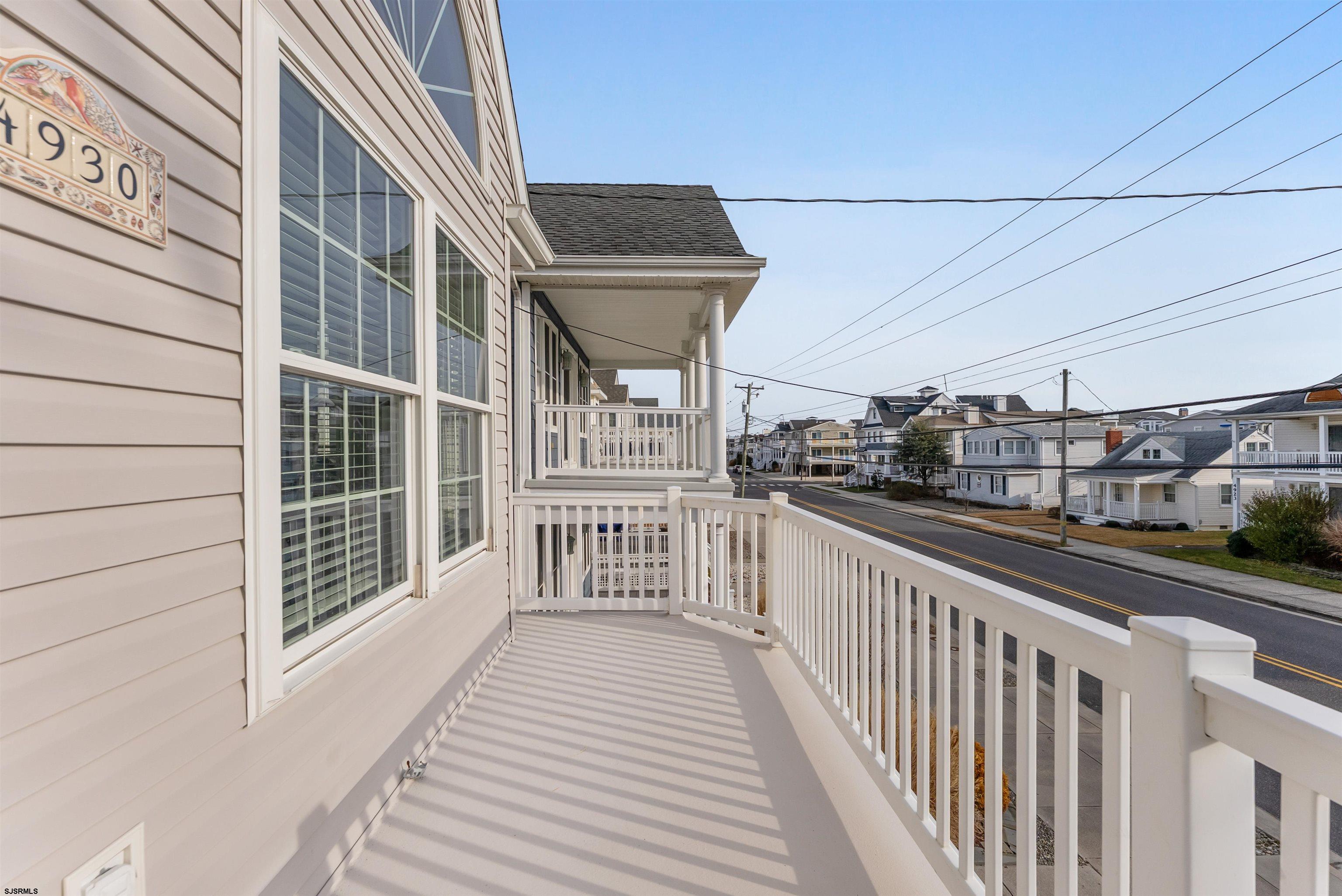 4930 Asbury Avenue, Unit 2 Ocean City, NJ 08226 - Photo 25 of 25 a balcony with street view
