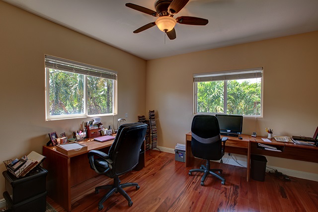 500 North Holokai Place Haiku, HI 96708 - Photo 10 of 17 a view of a workspace with furniture and a window