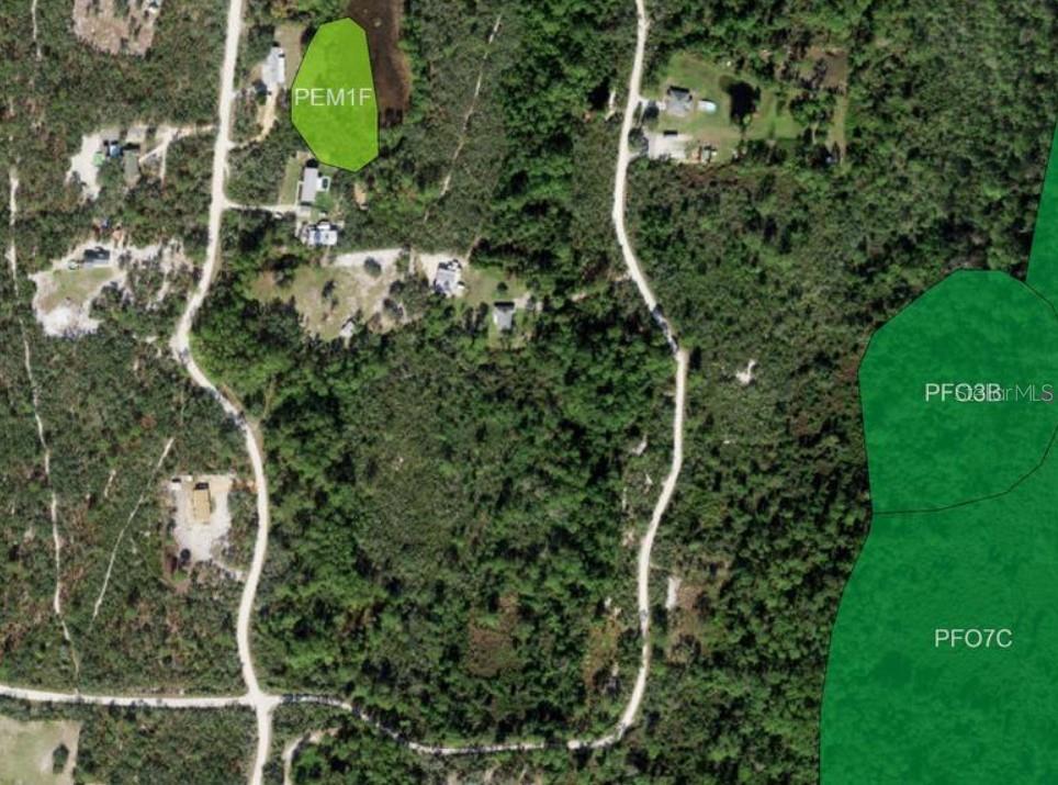 2575 North Bear Run Frostproof, FL 33843 - Photo 26 of 27 a map view of a yard