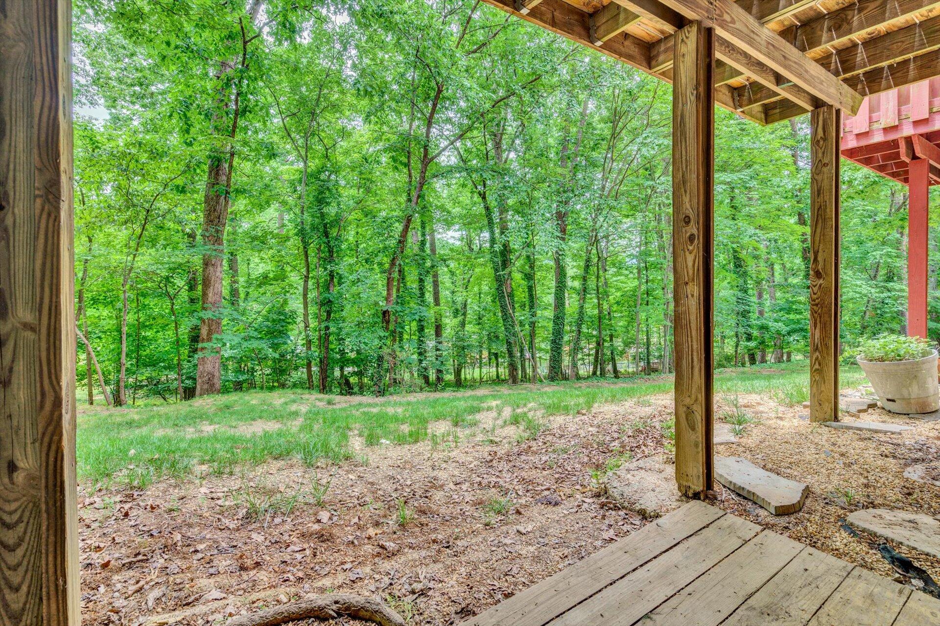 2910 Tree Swallow Road Roanoke, VA 24018 - Photo 33 of 36 a view of a yard with porch and wooden fence