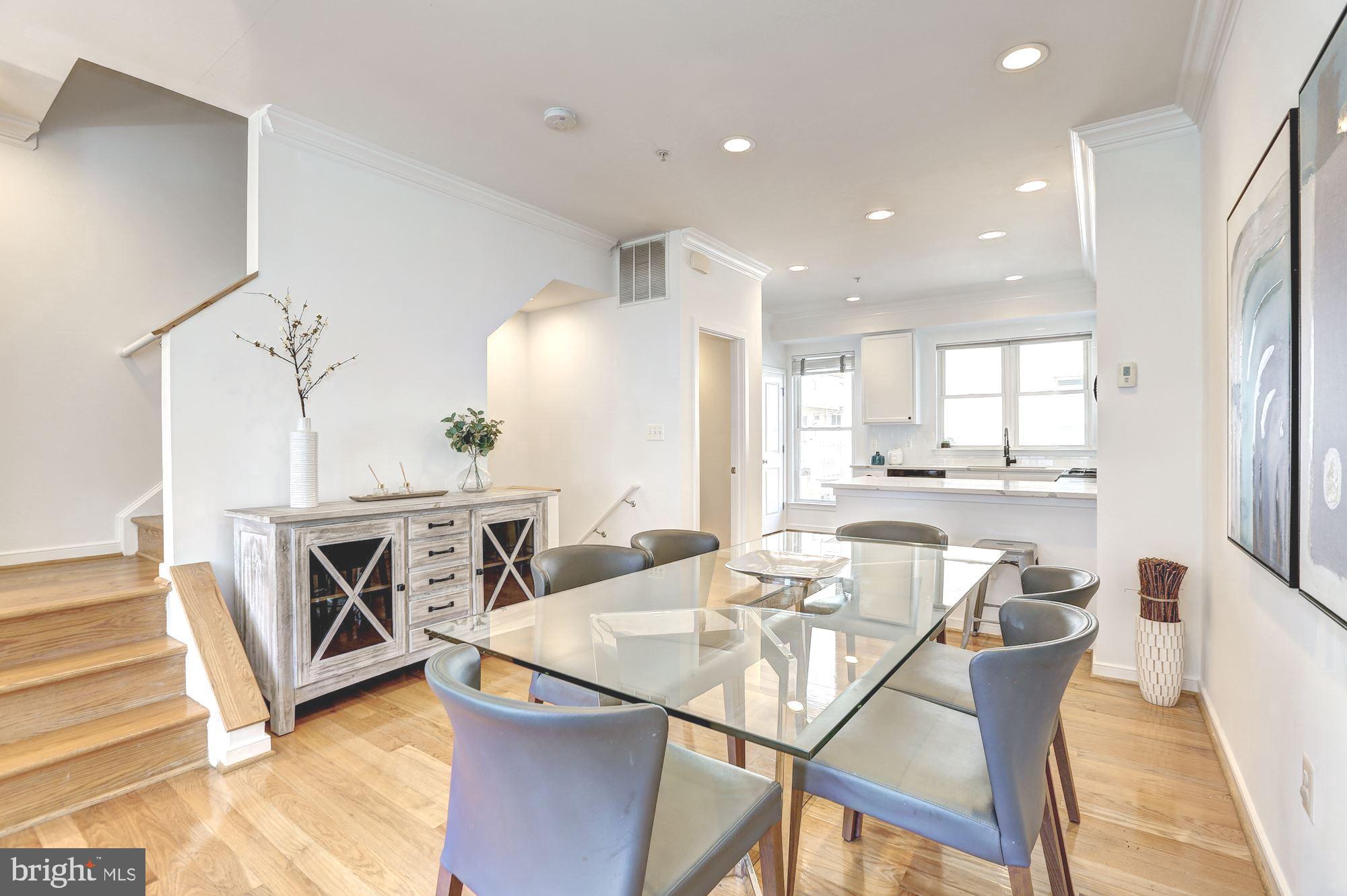 410 L Street Southeast Washington, DC 20003 - Photo 12 of 35 a view of a dining room with furniture