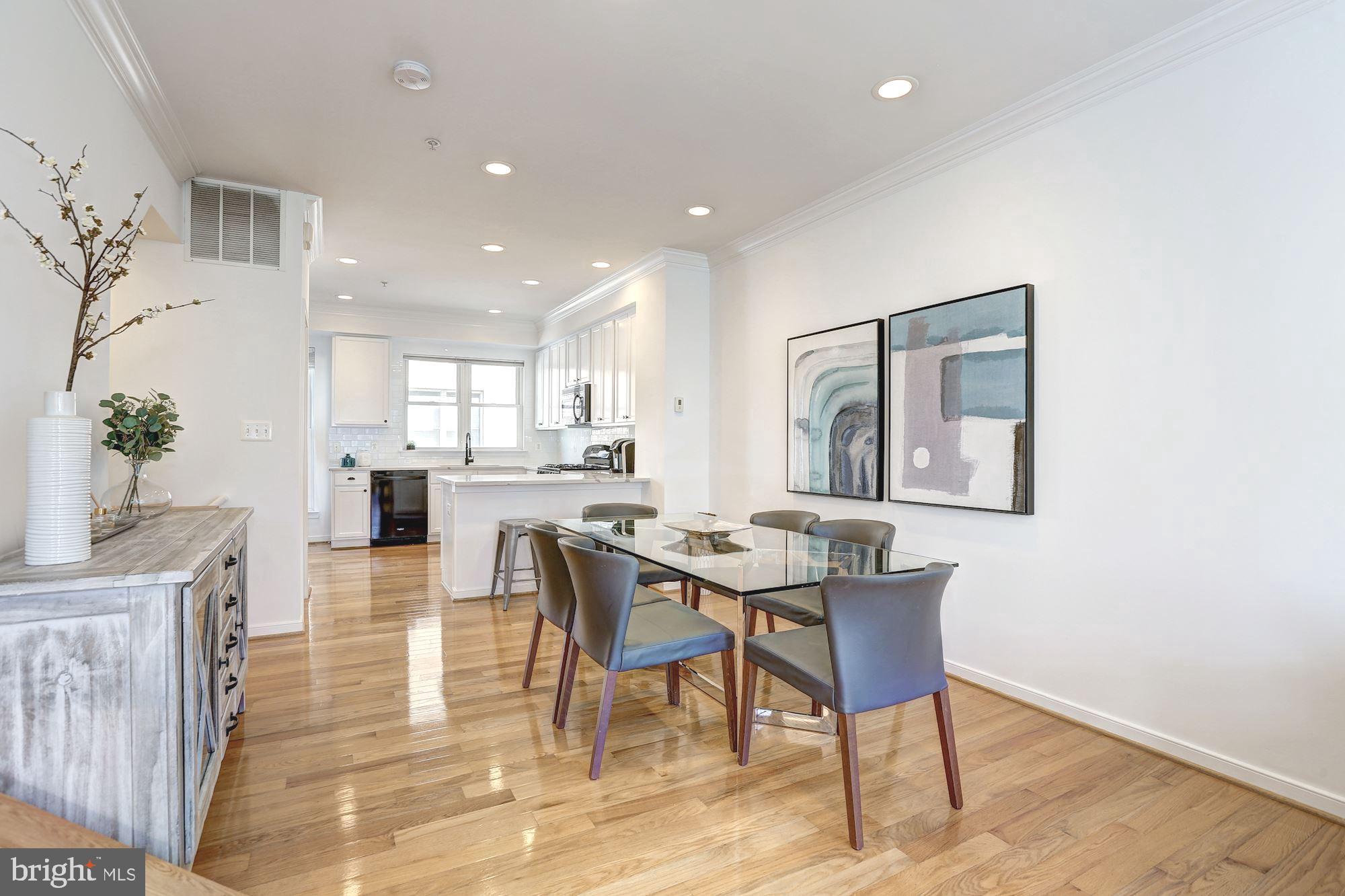 410 L Street Southeast Washington, DC 20003 - Photo 15 of 35 a view of a dining room with furniture