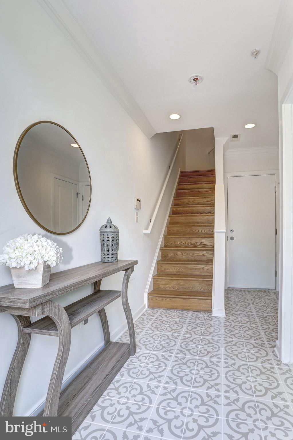 410 L Street Southeast Washington, DC 20003 - Photo 3 of 35 a view of entryway and hall with wooden floor